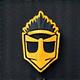 Custom Fabrication icon: Welding mask and sparks